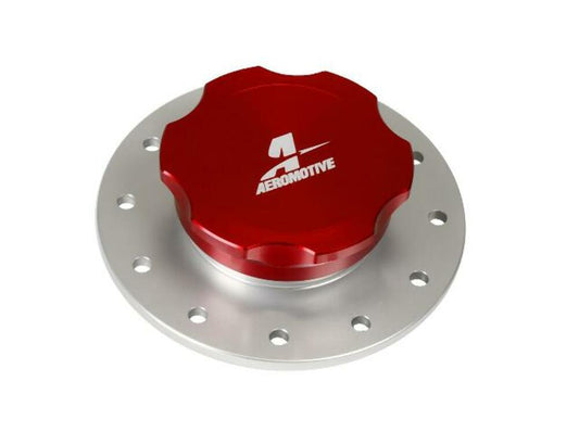 Aeromotive 18707 Screw-on Fillcap, 3-inch, Flanged, 12-Bolt