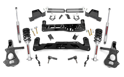 Fits Chevy/GMC 1500 (14-18 & Classic) 7" Lift Kit Alu/Stamp Steel N3 Strut 18734