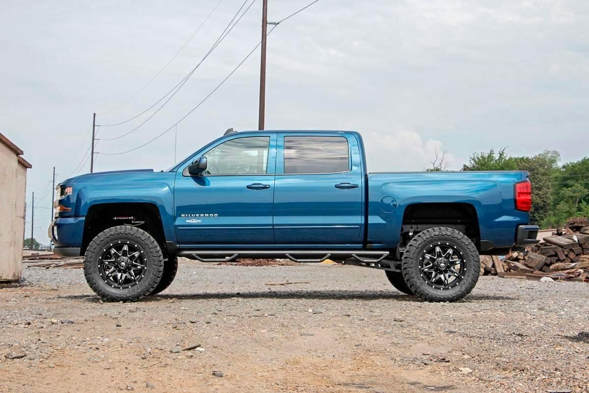 Fits Chevy/GMC 1500 (14-18 & Classic) 7" Lift Kit Alum/Stamp Steel Vertex 18750