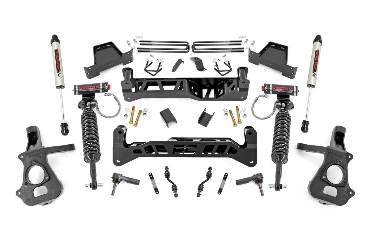 Fits Chevy/GMC 1500(14-18 & Classic) 7" Lift Kit Alu/Stamp Steel Vertex/V2 18757