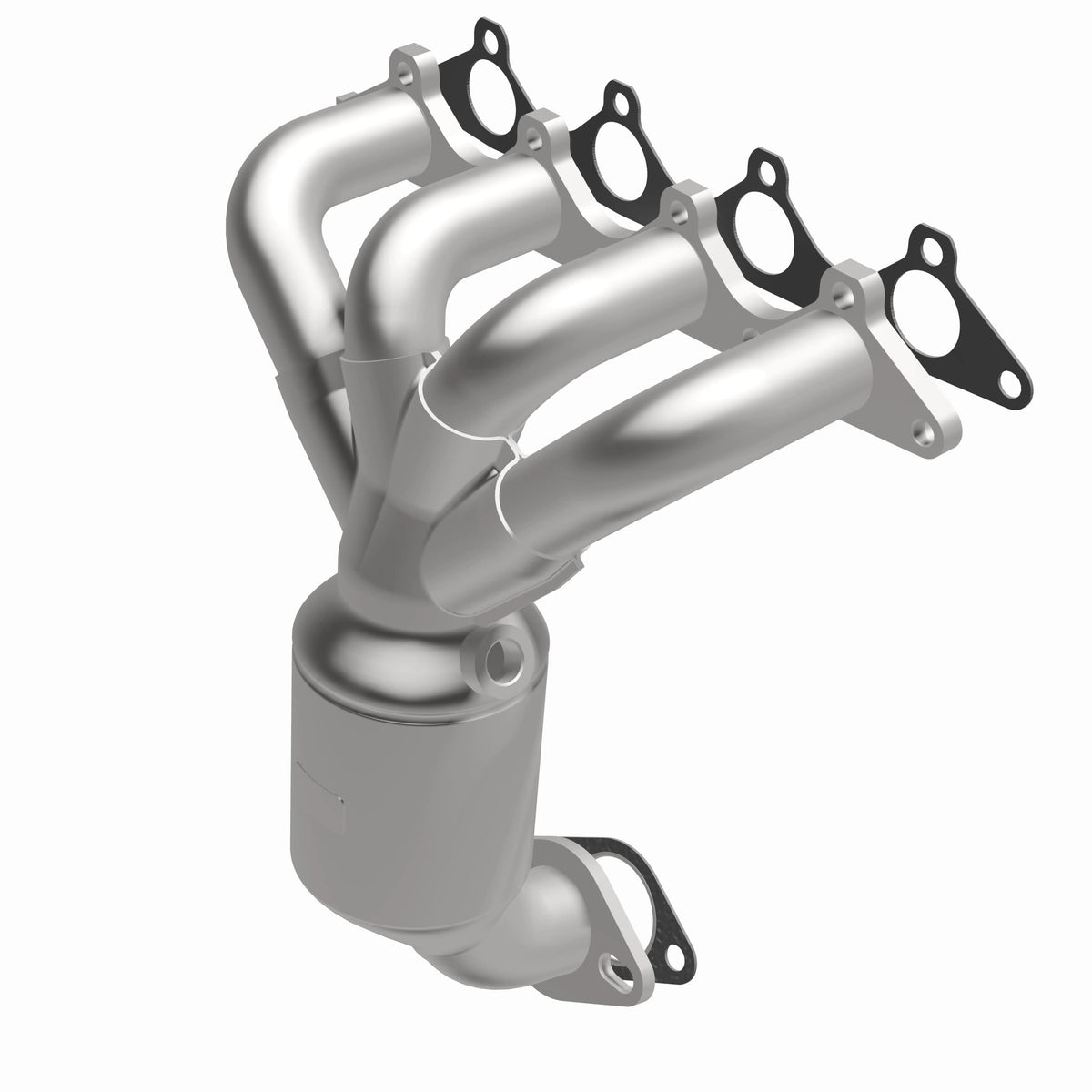 Catalytic Converter with Integrated Exhaust Manifold for HM Grade Federal / EPA Compliant Direct-Fit Manifold Catalytic