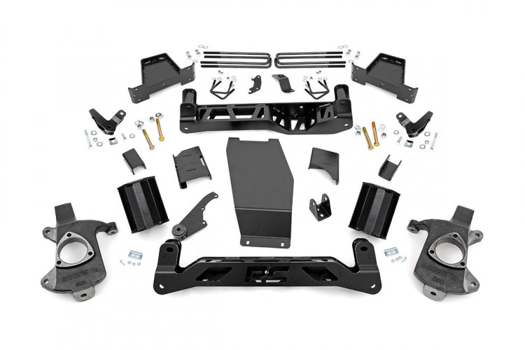 Fits GMC Sierra 1500 Denali 4WD (14-16) 7" Lift Kit Magneride Cast Steel 18802