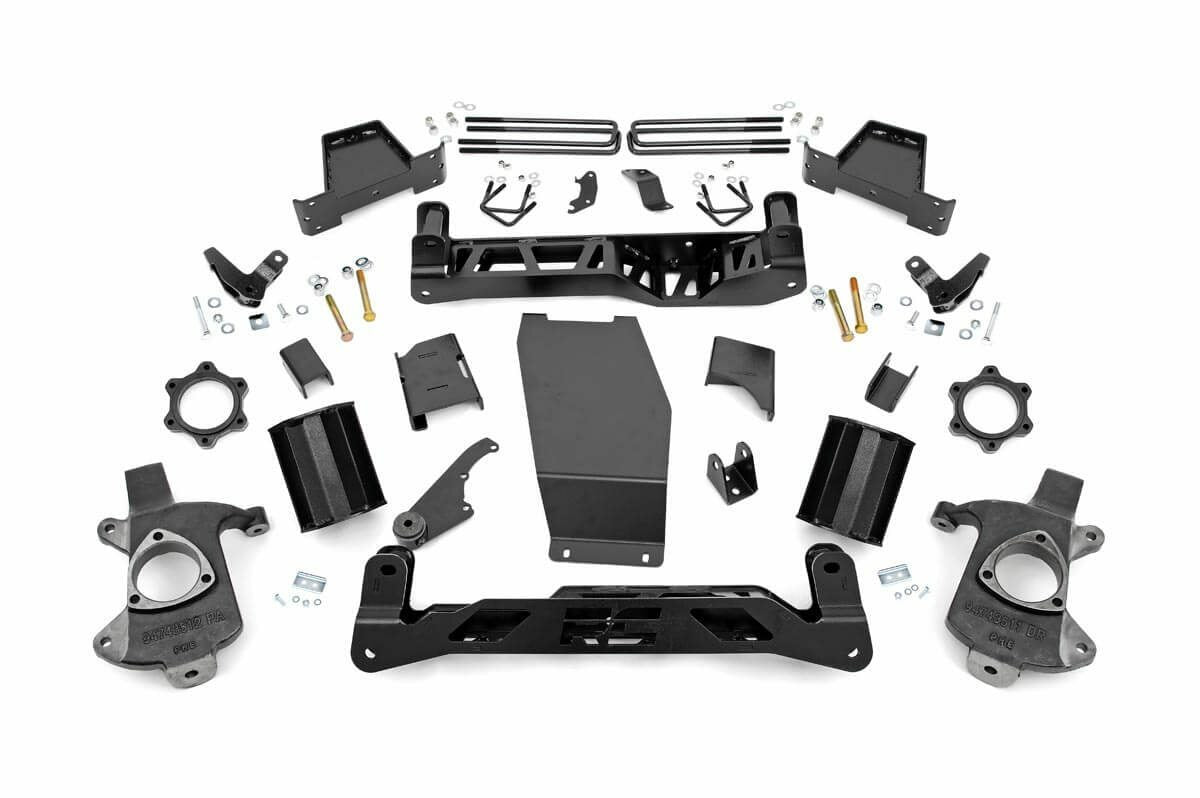 Fits GMC Sierra 1500 Denali 4WD (14-16) 7" Lift Kit Magneride Cast Steel 18802