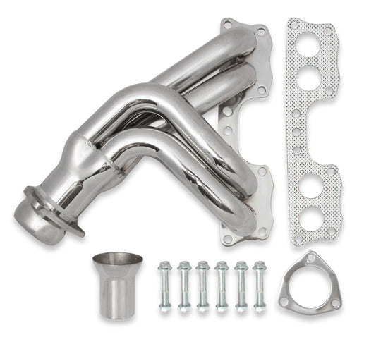 Flowtech Shorty Header for 75-88 Toyota Pickup w/ 20R/22R, Polished Stainless  - 19002FLT
