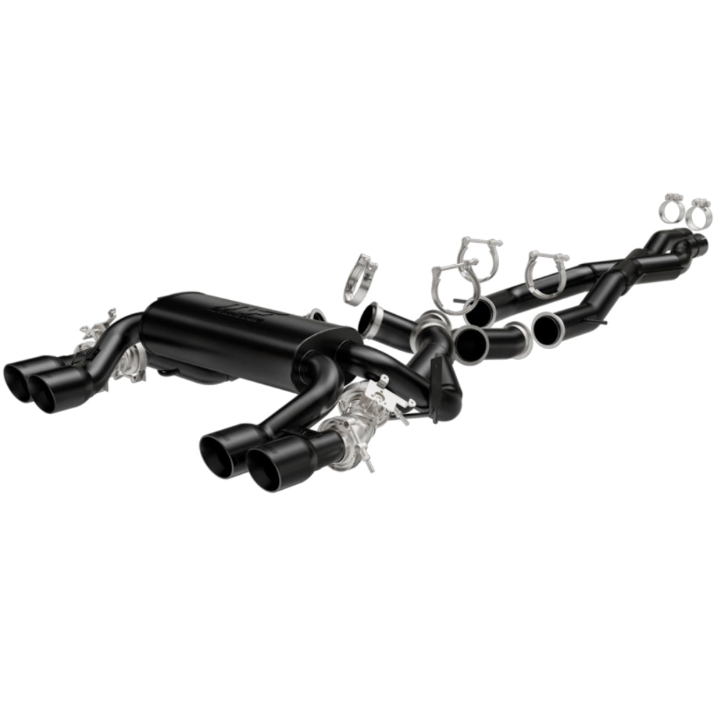 2015-2018 BMW M3 System Sport Cat-Back Black 19187 Magnaflow - Cat Back Exhaust Car Part People