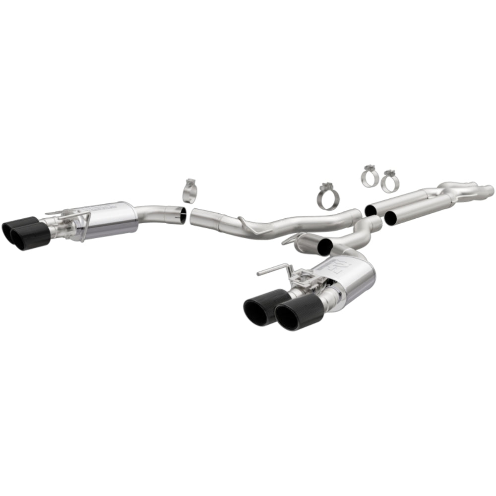 2015-2020 Ford Mustang System Competition Cat-Back Carbon Fiber 19299 Magnaflow - Cat Back Exhaust Car Part People