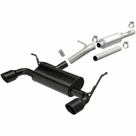 2012-2017 Jeep Wrangler System Street Cat-Back Black 19327 Magnaflow - Cat Back Exhaust Car Part People