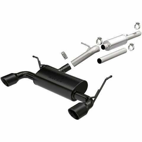 2012-2017 Jeep Wrangler System Street Cat-Back Black 19327 Magnaflow