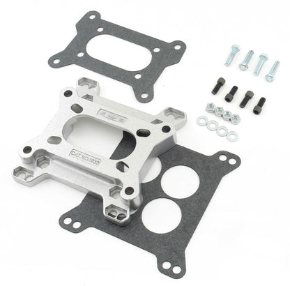 Mr. Gasket 1933 - Carb Adapter Kit 4-Barrel to 4-Bolt 2-Barrel SBC Chevy
