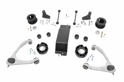 Fits Chevy/GMC SUV 1500 2WD/4WD (2007-2020) 3.5 Inch Lift Kit; Forged UCAs 19331