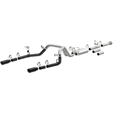 2011-19 Chevrolet Silverado 2500 HD System Street Cat-Back Black 19377 Magnaflow