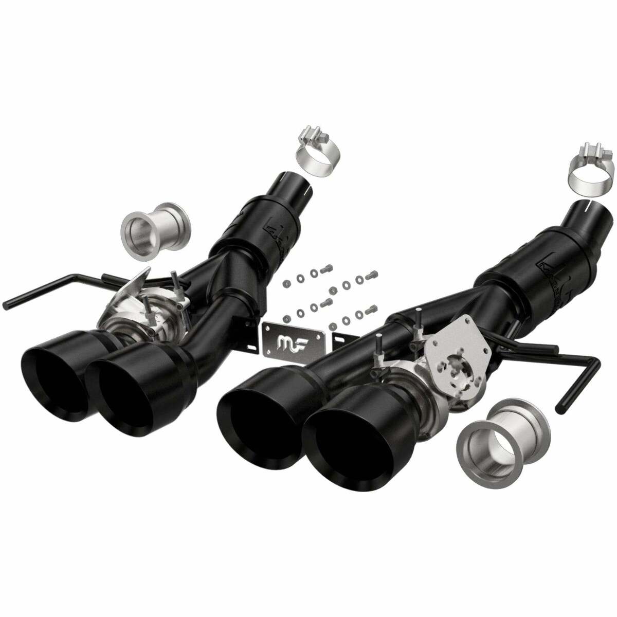 2014-2019 Chevrolet Corvette System Competition Axle-Back Black 19380 Magnaflow - Axle Back Exhaust Car Part People