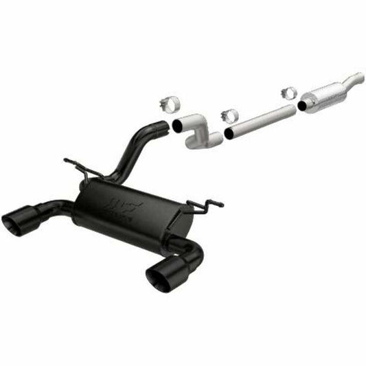 2018-2021 Jeep Wrangler System Street Cat-Back Black 19437 Magnaflow - Cat Back Exhaust Car Part People