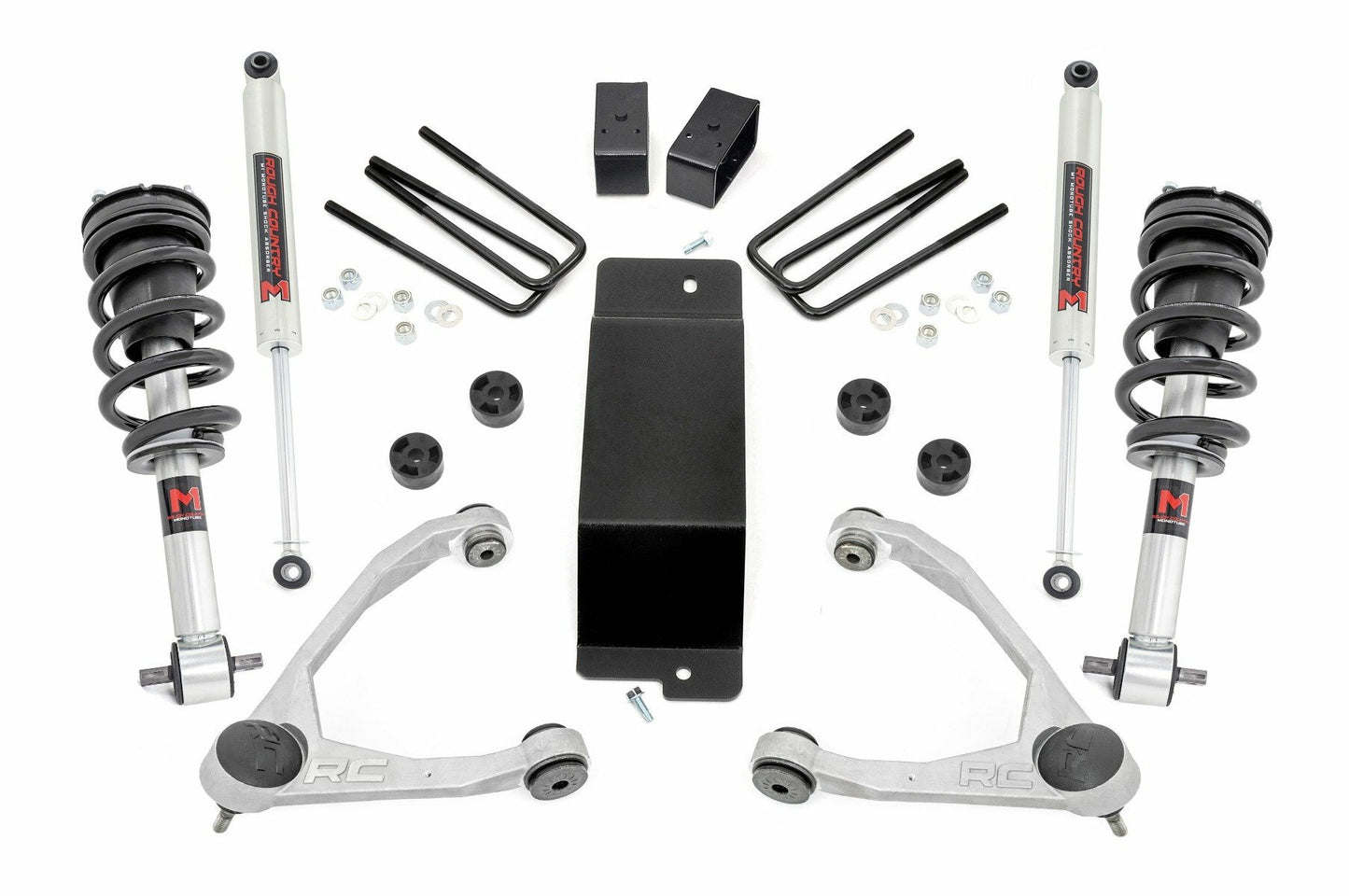 3.5 Inch Lift Kit; Forged UCA; M1 Strut; Chevy/GMC 1500 (14-16) 19440