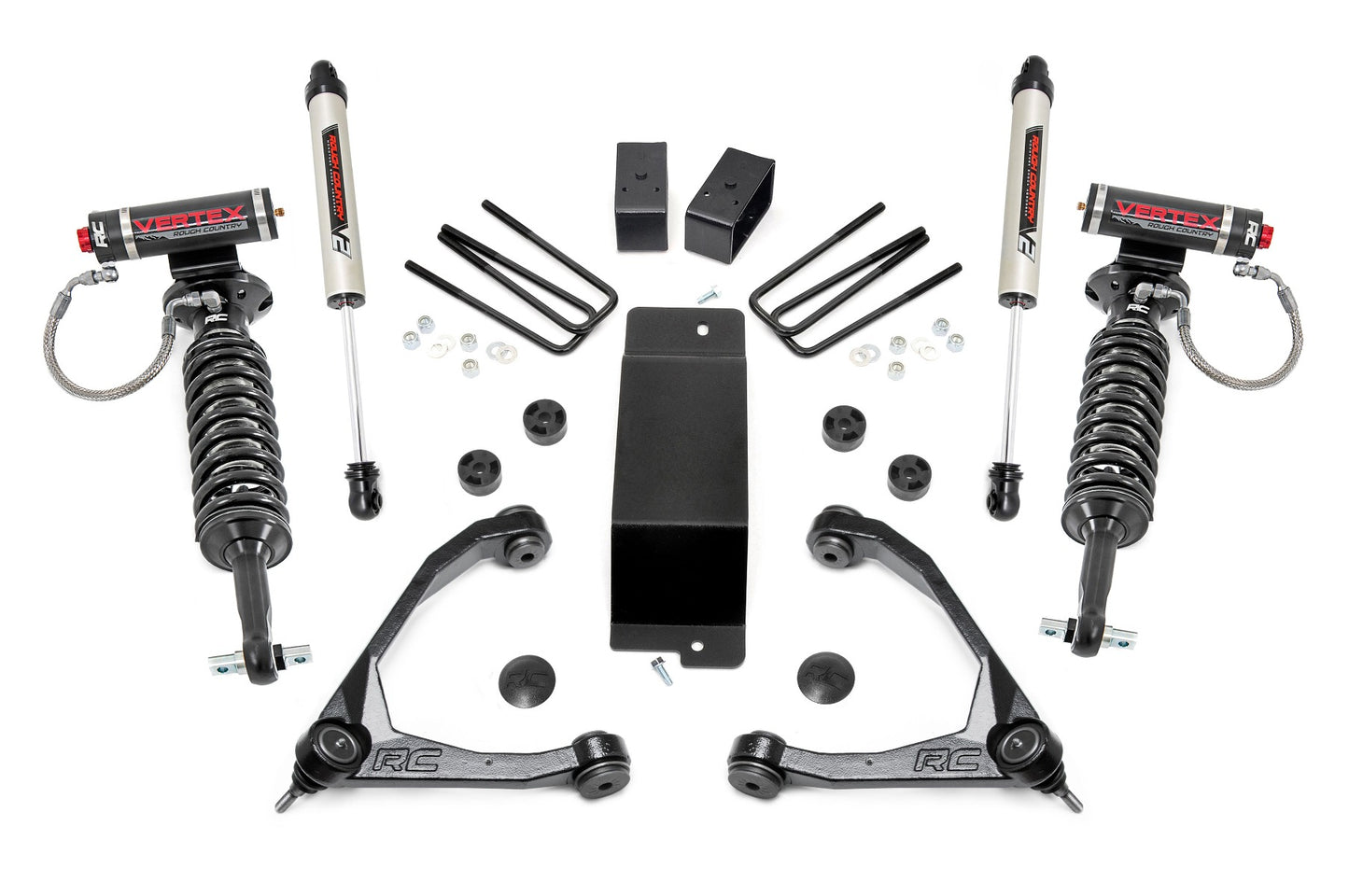 Fits Chevy/GMC 1500 (07-16) 3.5 Inch Lift Kit; Forged UCA; Vertex/V2; 19457