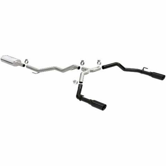 2020-2021 Jeep Gladiator System Street Cat-Back Black 19487 Magnaflow - Cat Back Exhaust Car Part People