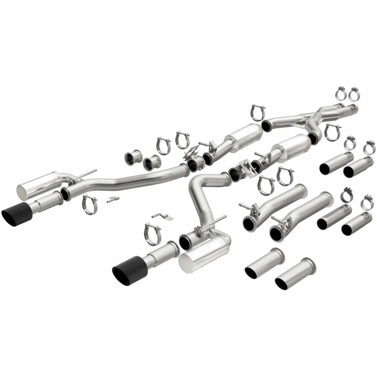 2015-2021 Dodge Charger System xMOD Cat-Back Carbon Fiber 19496 Magnaflow - Cat Back Exhaust Car Part People