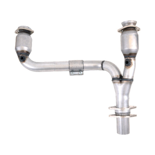 Fits 09-24 Ram 1500 5.7 Short Y-Pipe w/High Flow Catalytic For Long Tubes-19501 - Y Pipe Car Part People
