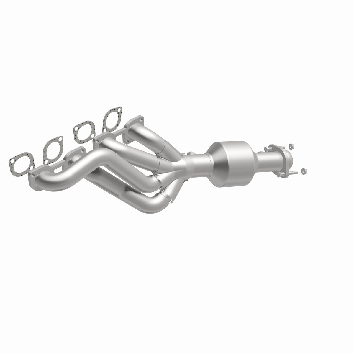 Catalytic Converter with Integrated Exhaust Manifold for HM Grade Federal / EPA Compliant Direct-Fit Manifold Catalytic