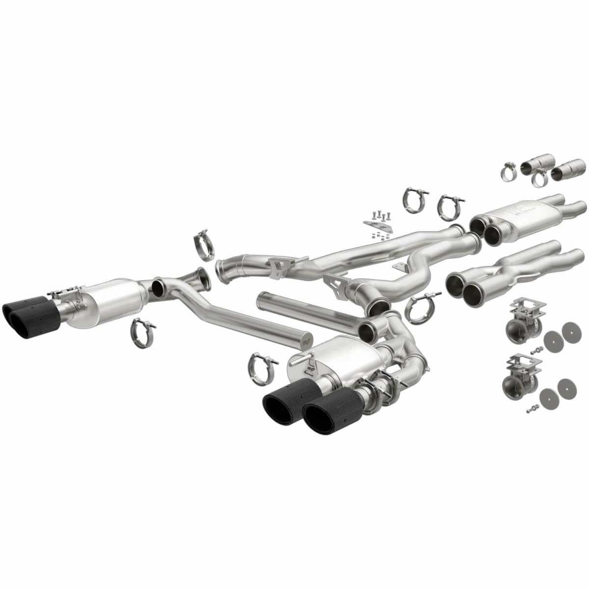 2018-2021 Ford Mustang System xMOD Cat-Back Carbon Fiber 19535 Magnaflow - Cat Back Exhaust Car Part People