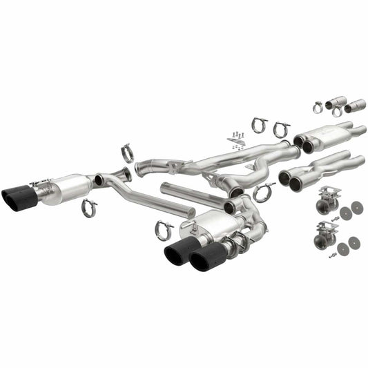 2018-2021 Ford Mustang System xMOD Cat-Back Carbon Fiber 19535 Magnaflow - Cat Back Exhaust Car Part People
