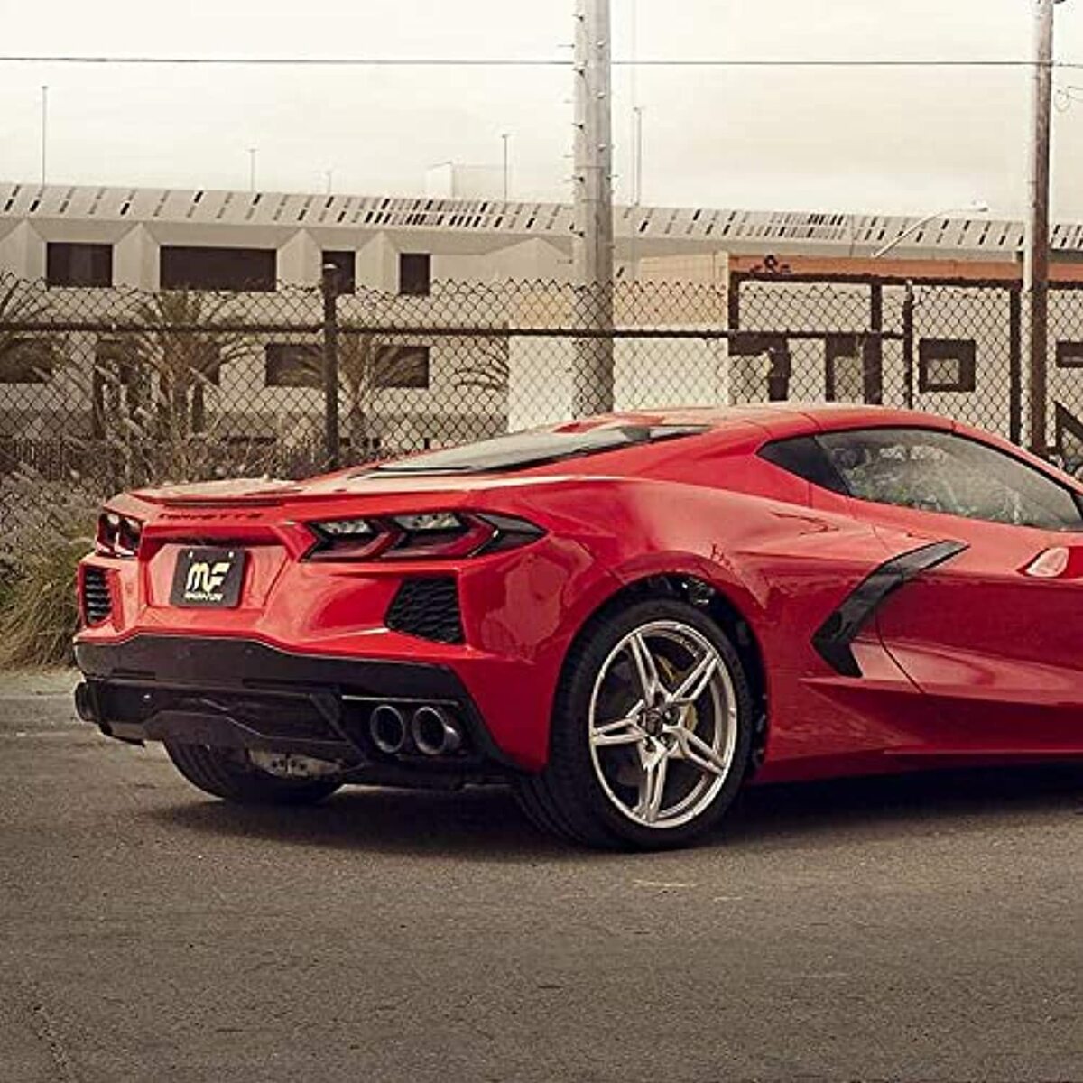 2020-2021 Chevrolet Corvette xMOD Series Black Chrome Cat-Back 19545 Magnaflow - Cat Back Exhaust Car Part People