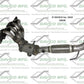 2014-2016 Ford Transit Connect Catalytic Converter 19628