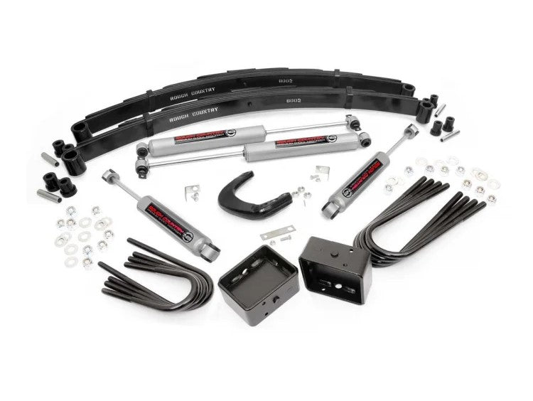 Fits Chevy 3/4-Ton Suburban/C25/K25 Truck(73-76) 4" Lift 52" Rear Springs 19630