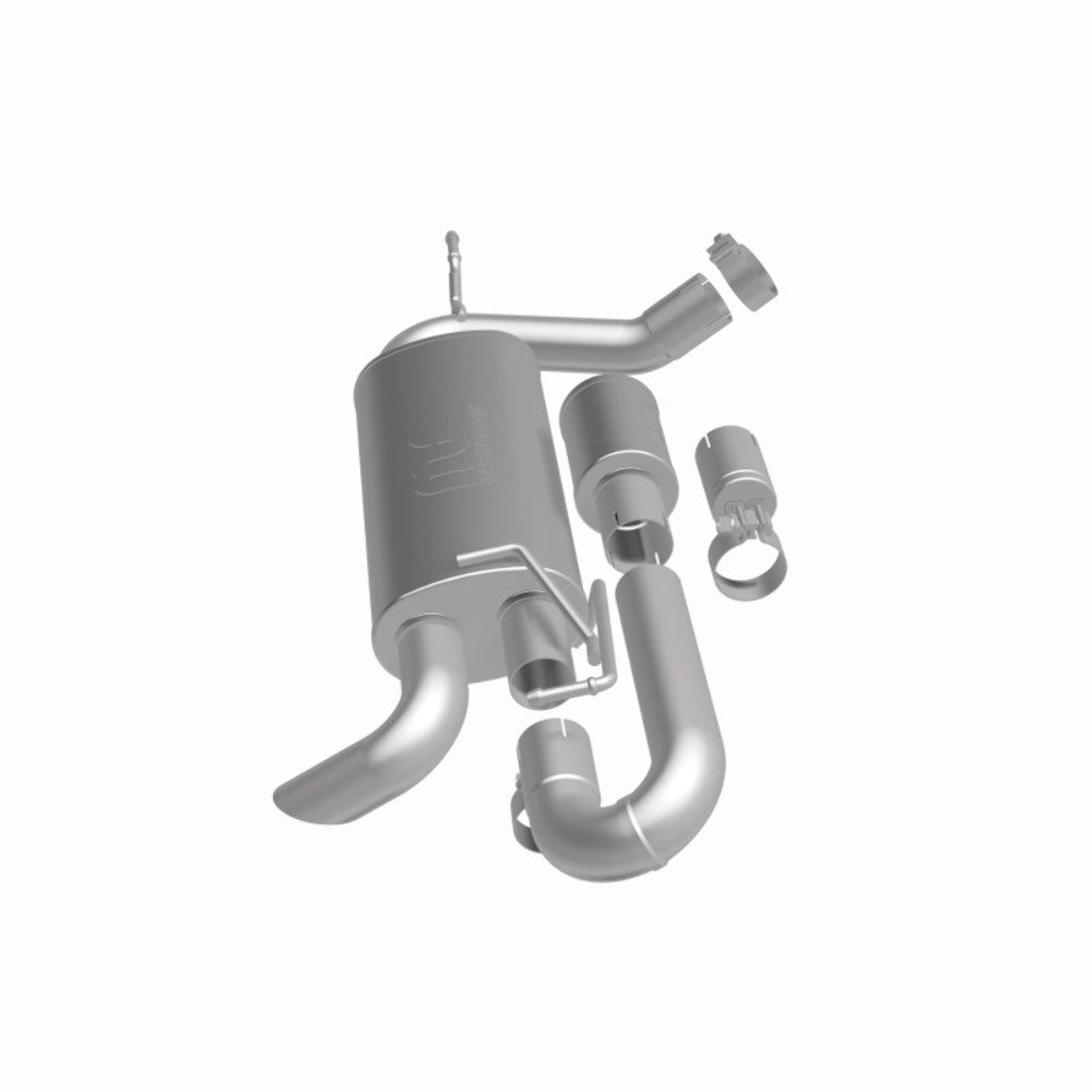 Fits 2007-2011 Jeep Wrangler Overland Series Axle-Back Performance Exhaust 19649 - Complete Exhaust Systems Car Part People