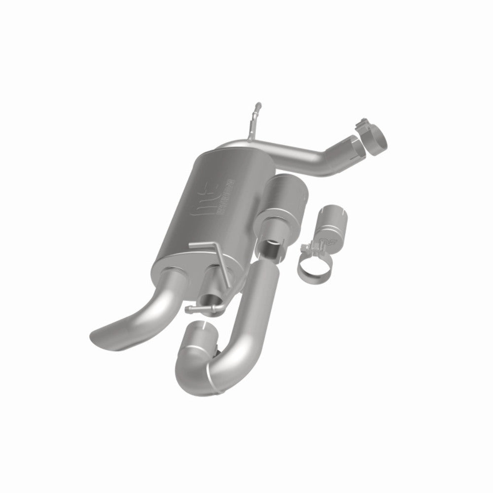 Fits 2007-2011 Jeep Wrangler Overland Series Axle-Back Performance Exhaust 19649 - Complete Exhaust Systems Car Part People