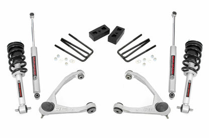 Fits Chevy/GMC 1500 (14-16) 3.5 Inch Lift Kit; Cast Steel; N3 Strut; 198.23