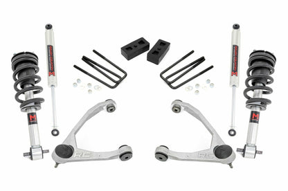 3.5 Inch Lift Kit; Cast Steel; M1 Strut; Chevy/GMC 1500 (14-16) 19840