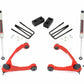 3.5 Inch Lift Kit; Cast Steel; M1 Strut; Chevy/GMC 1500 (14-16) 19840RED