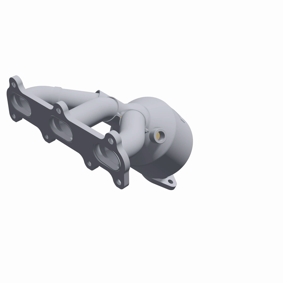 Catalytic Converter with Integrated Exhaust Manifold for HM Grade Federal / EPA Compliant Direct-Fit Manifold Catalytic