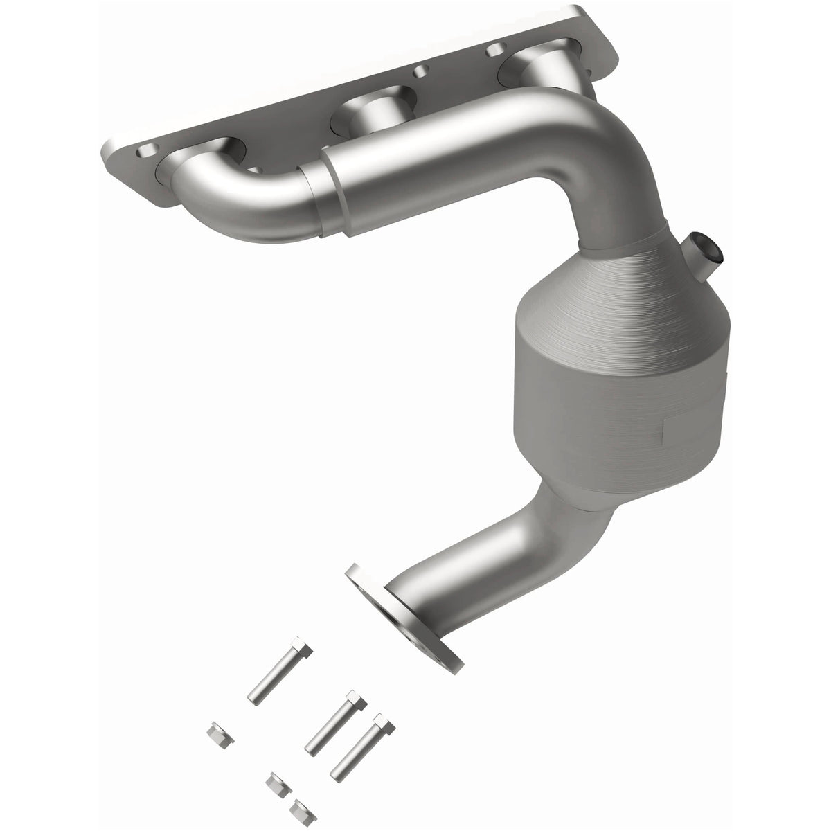 Catalytic Converter with Integrated Exhaust Manifold for HM Grade Federal / EPA Compliant Direct-Fit Manifold Catalytic