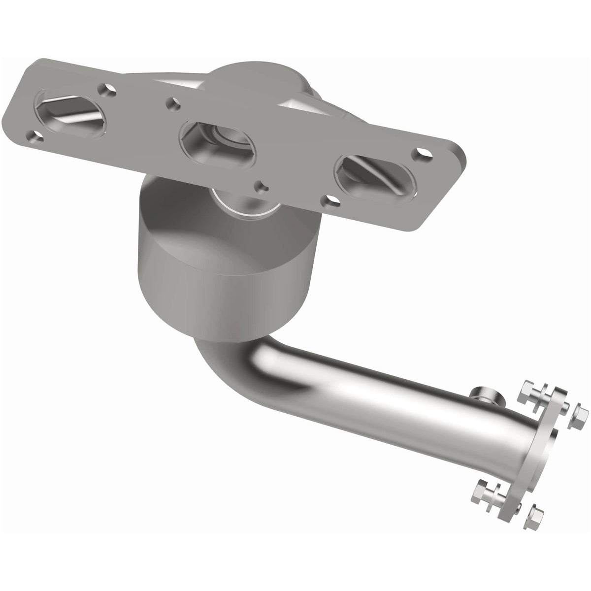 Catalytic Converter with Integrated Exhaust Manifold for HM Grade Federal / EPA Compliant Direct-Fit Manifold Catalytic
