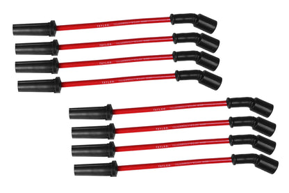 Spark Plug Wire Set Universal 8.2mm Silicone Thundervolt 40 ohm/ft Red 82205