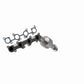 Catalytic Converter with Integrated Exhaust Manifold for HM Grade Federal / EPA Compliant Direct-Fit Manifold Catalytic