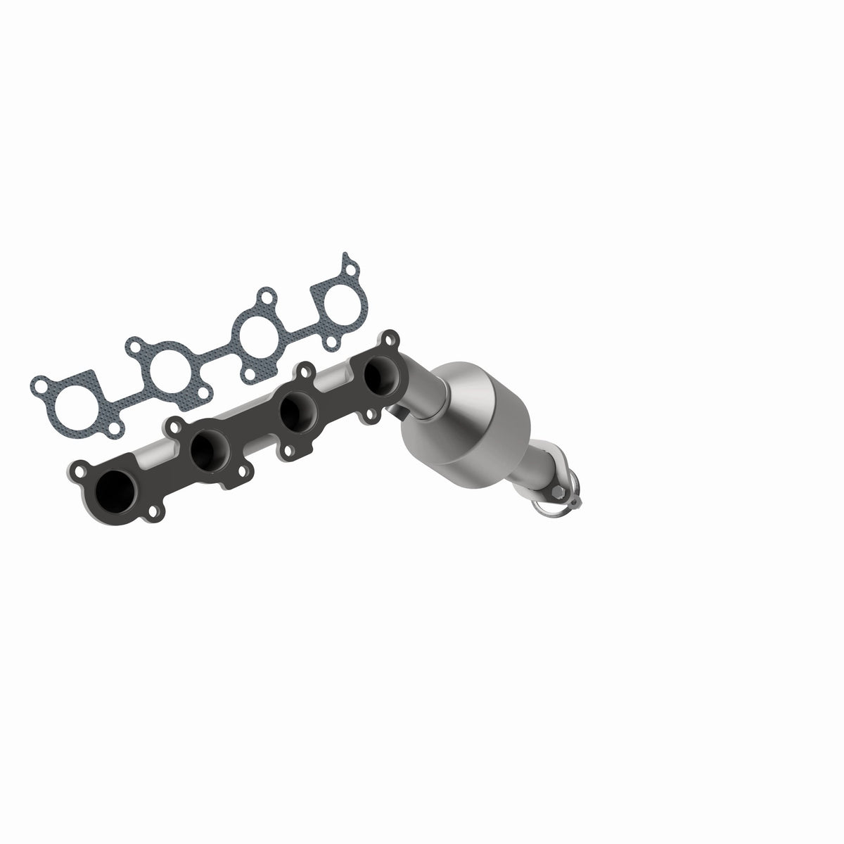 Catalytic Converter with Integrated Exhaust Manifold for HM Grade Federal / EPA Compliant Direct-Fit Manifold Catalytic