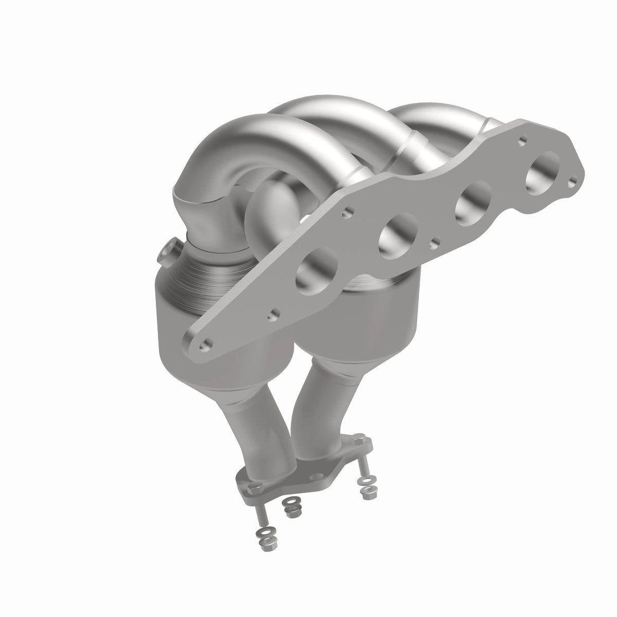 Catalytic Converter with Integrated Exhaust Manifold for HM Grade Federal / EPA Compliant Direct-Fit Manifold Catalytic