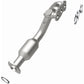 Catalytic Converter with Integrated Exhaust Manifold for HM Grade Federal / EPA Compliant Direct-Fit Manifold Catalytic