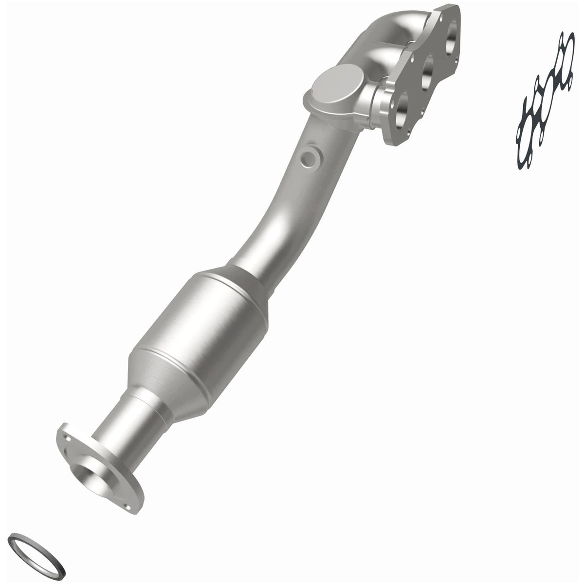 Catalytic Converter with Integrated Exhaust Manifold for HM Grade Federal / EPA Compliant Direct-Fit Manifold Catalytic
