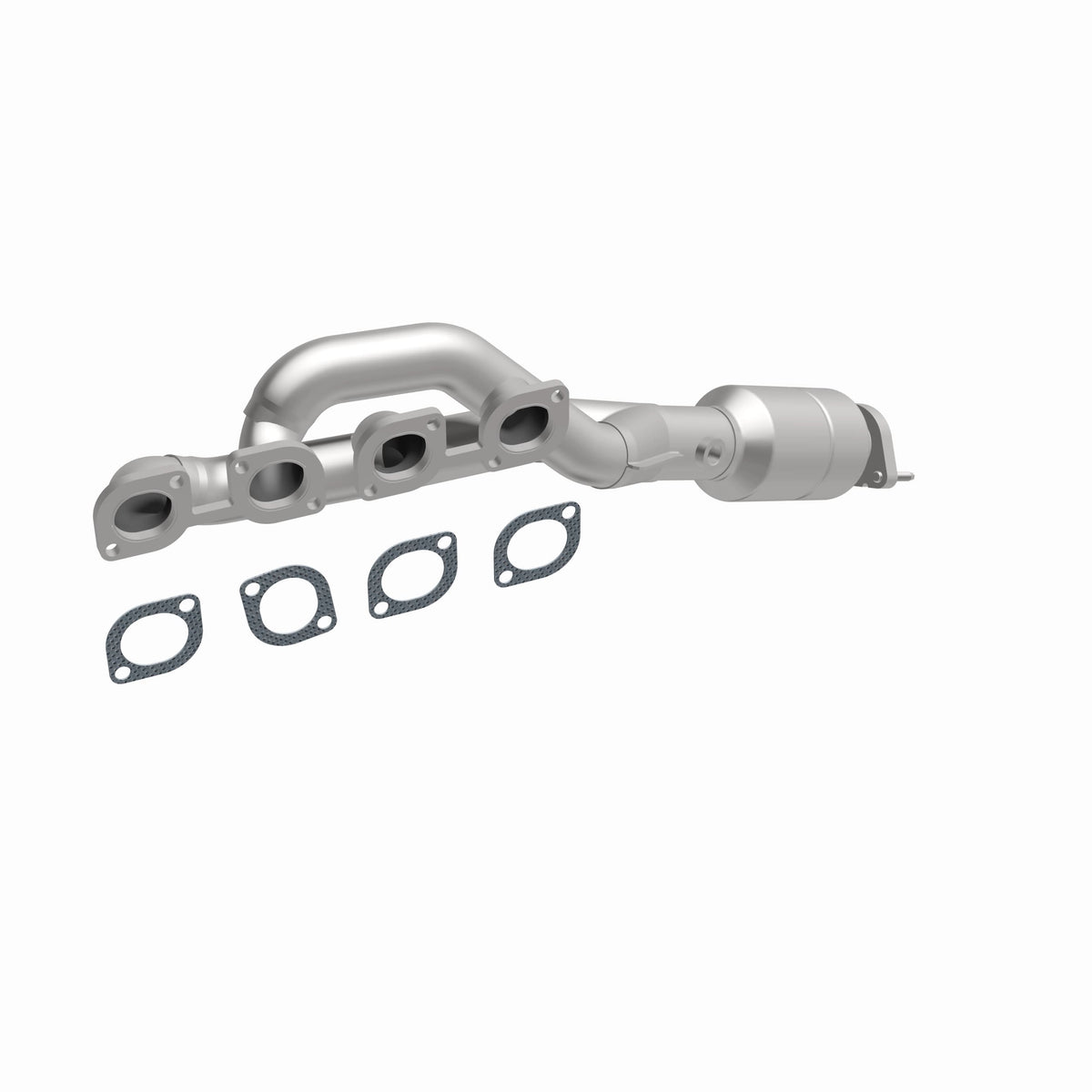 Catalytic Converter with Integrated Exhaust Manifold for HM Grade Federal / EPA Compliant Direct-Fit Manifold Catalytic