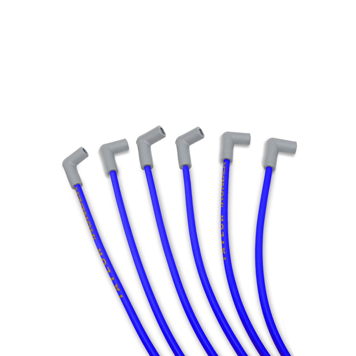 Spark Plug Wire Set Universal 8.2mm Silicone Thundervolt 40 ohm/ft Blue 86630