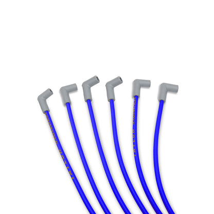 Spark Plug Wire Set Universal 8.2mm Silicone Thundervolt 40 ohm/ft Blue 86627