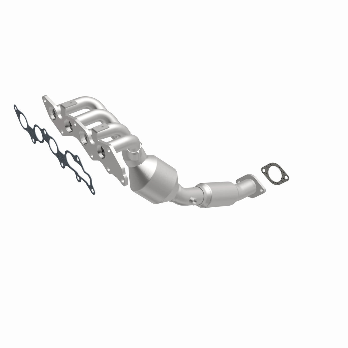 Catalytic Converter with Integrated Exhaust Manifold for HM Grade Federal / EPA Compliant Direct-Fit Manifold Catalytic