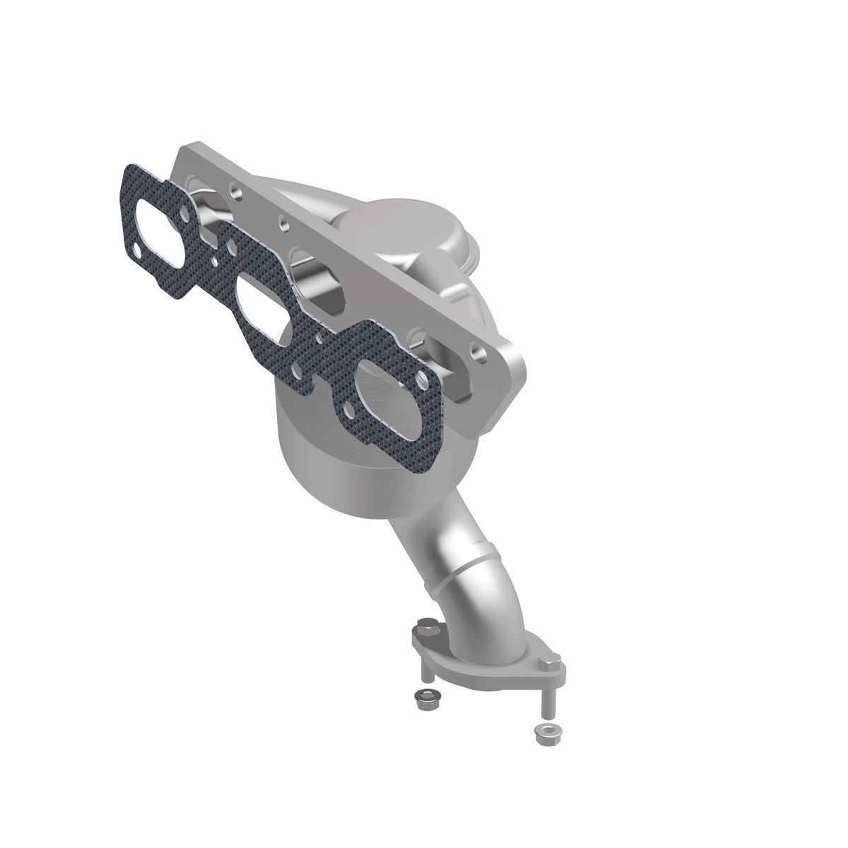 Catalytic Converter with Integrated Exhaust Manifold for HM Grade Federal / EPA Compliant Direct-Fit Manifold Catalytic