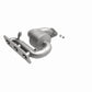 Catalytic Converter with Integrated Exhaust Manifold for HM Grade Federal / EPA Compliant Direct-Fit Manifold Catalytic