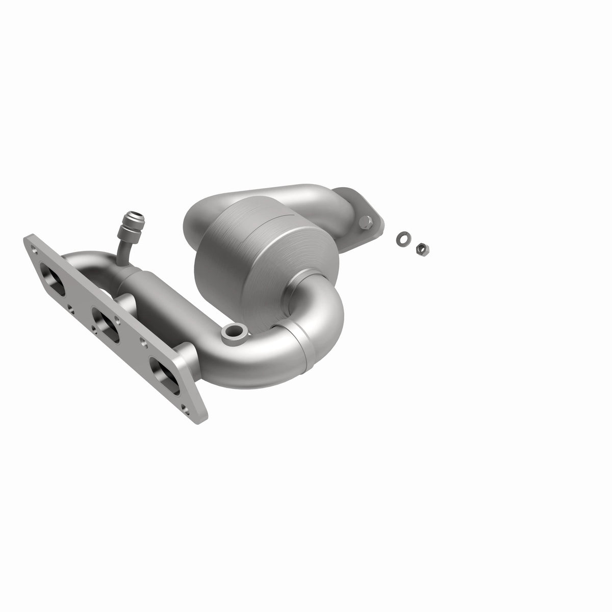 Catalytic Converter with Integrated Exhaust Manifold for HM Grade Federal / EPA Compliant Direct-Fit Manifold Catalytic