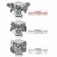 Polished Passenger's Side Bracket Only (A/C)-Fits Sanden SD508 or SD7 20-134P